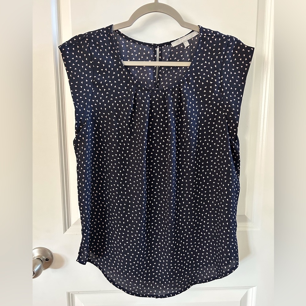 Sweet Rain Triangle Detail Blouse
